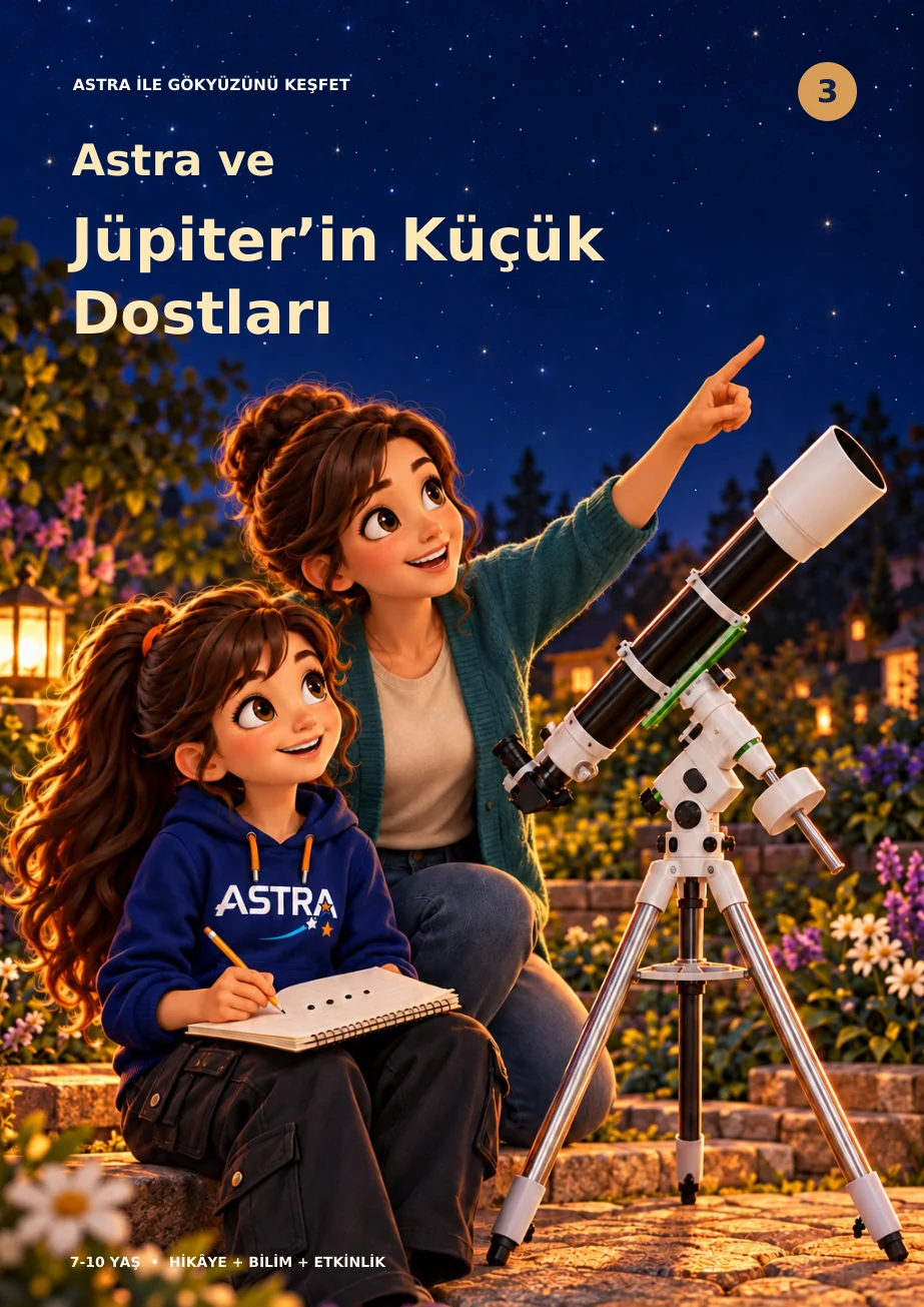 Astra ve Jüpiter’in Küçük Dostları kitap kapağı
