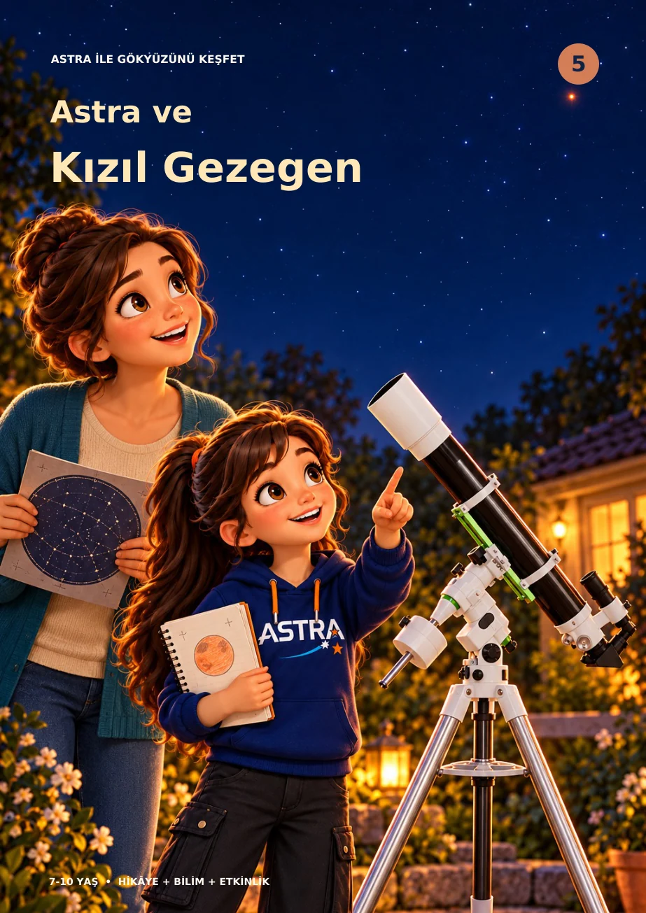 Astra ve Kızıl Gezegen kitap kapağı