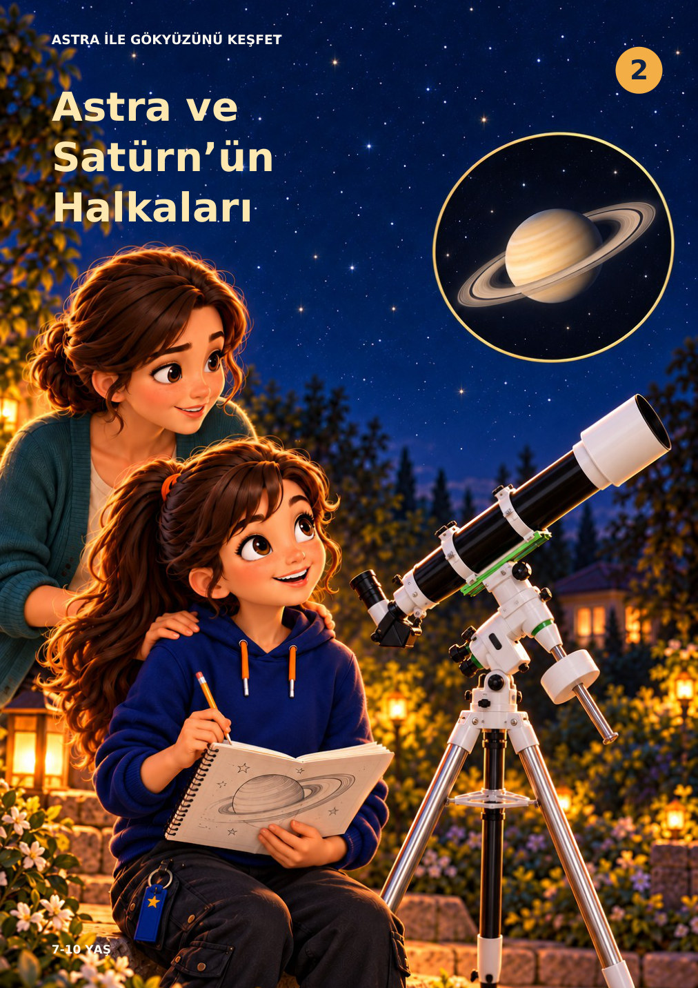 Astra ve Satürn'ün Halkaları kitap kapağı