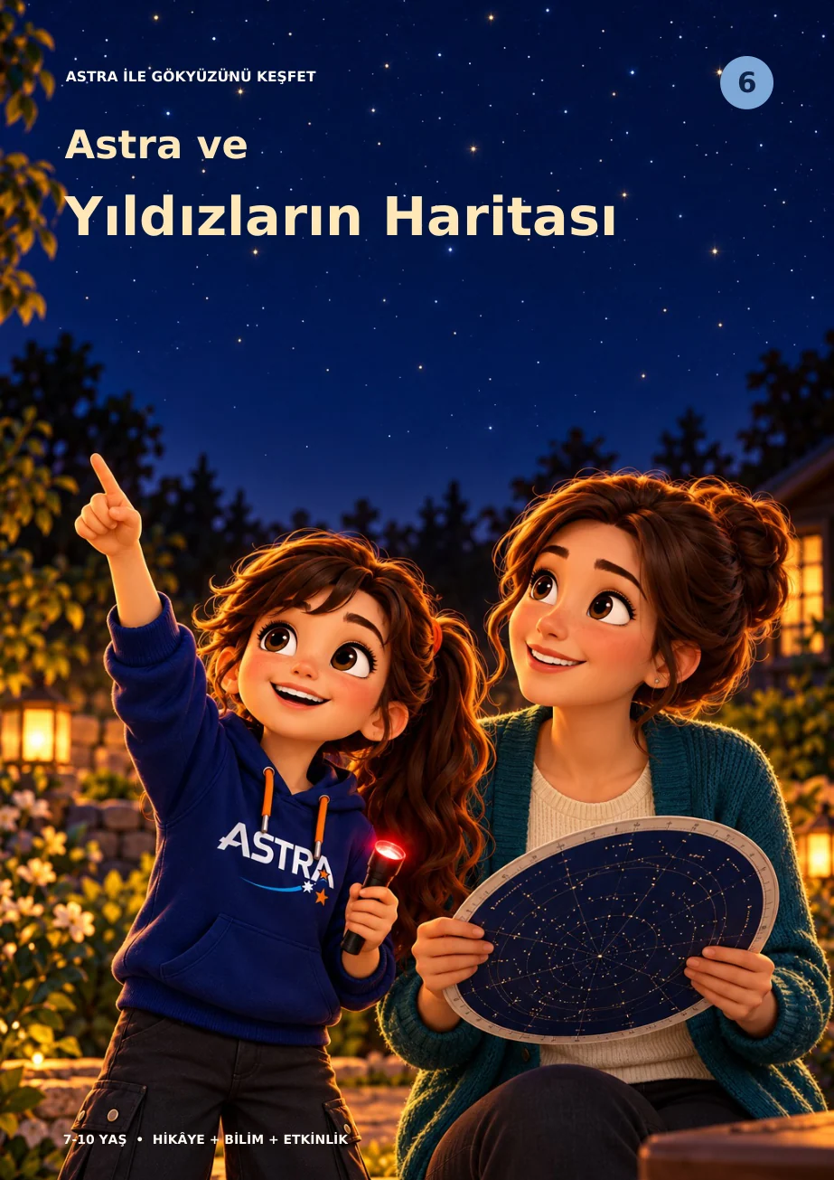 Astra ve Yıldızların Haritası kitap kapağı